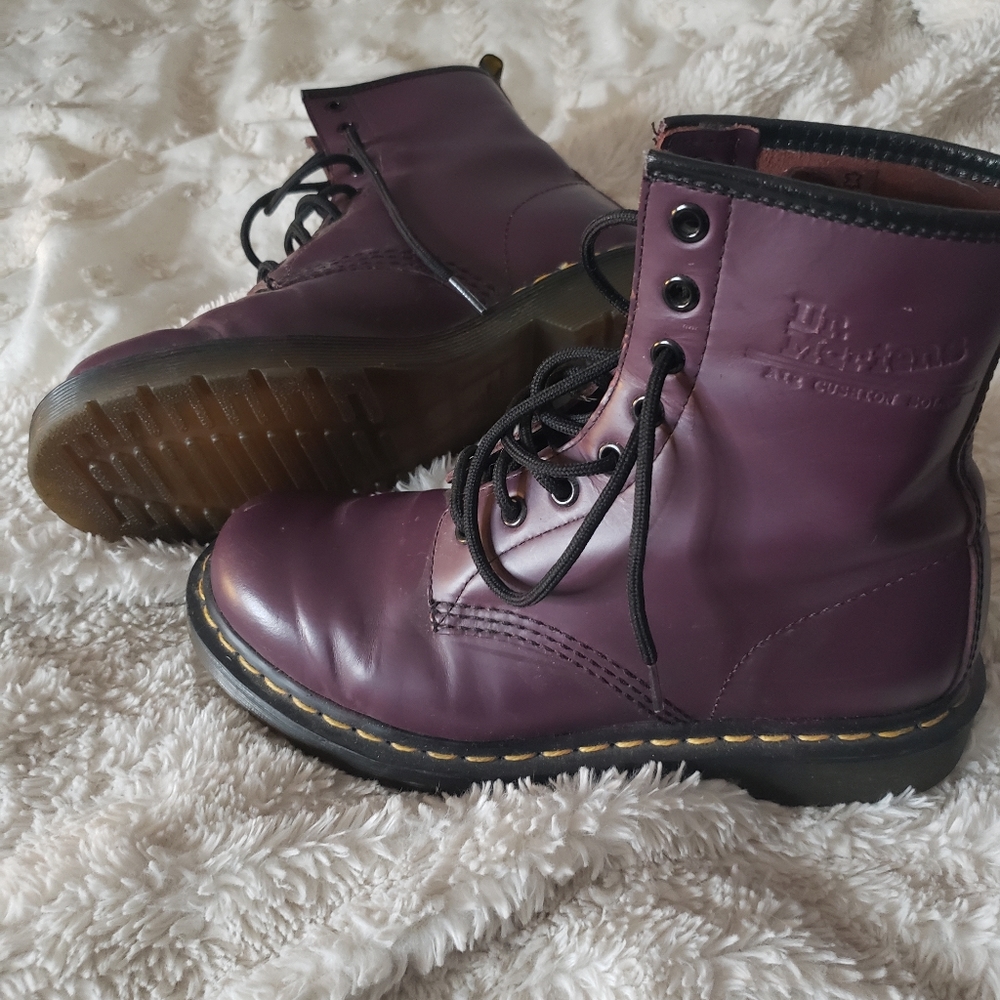 Purple Dr. Martens